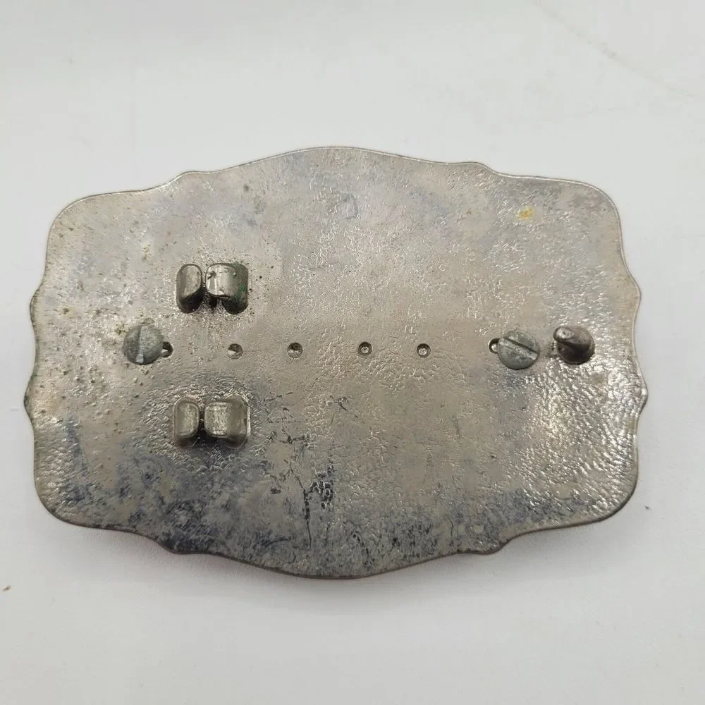 Vintage American Legion Red Seal Silver‎ Tone Belt Buckle